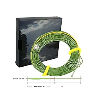 Ngắn Hơn Đầu Ra Ràng Buộc Siêu Căng Thấp Core Nổi Fly Dòng Moss Màu Xanh Lá Cây Với Cam Tải Zoom Hàn Vòng 90FT (B05) - Product Image 2