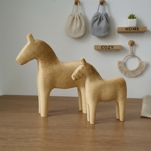 Figurine d'animal en bois brut Hailan, matériau de peinture DIY, corps brut, décoration de bureau à domicile - Product Image 4