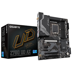 กิกะไบต์ <span class=keywords><strong>Z790</strong></span> <span class=keywords><strong>UD</strong></span> AX มาเธอร์บอร์ดที่มีชิปเซ็ต <span class=keywords><strong>Z790</strong></span>แบบเร่งด่วนรองรับโปรเซสเซอร์ Intel Core รุ่น13th และ12th - Product Image 1