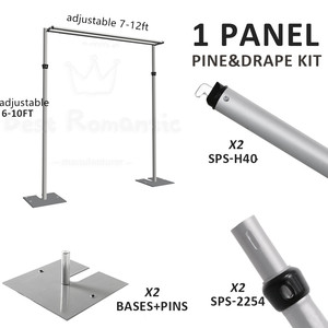 Factory Price Wedding <b>Party</b> <b>Backdrop</b> Fabric Decor White Pipe and Drape <b>Backdrop</b> Outdoor Stage Curtain for Wedding Events - Product Image 4