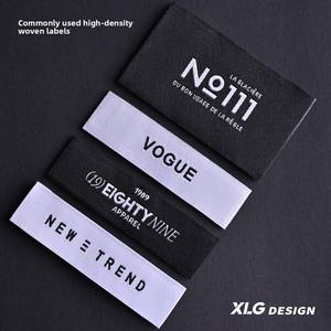 โรงงานผลิตป้ายทอ<span class=keywords><strong>เสื้อผ้า</strong></span>แบบกำหนดเอง ป้ายทอความหนาแน่นสูง ป้ายพับคุณภาพสูง ป้ายตราสินค้าสั่งทำแบบจำนวนน้อย - Product Image 2