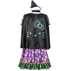 <span class=keywords><strong>Halloween</strong></span> jeu de rôle drôle cirque Clown Costume imprimé sorcière Cape <span class=keywords><strong>maquillage</strong></span> balle costumes de fête - Product Image 4