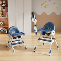 Chaise haute pour bébé, chaise de table réglable en plastique pour enfants, tabouret inclinable portable pour plus de 6 mois