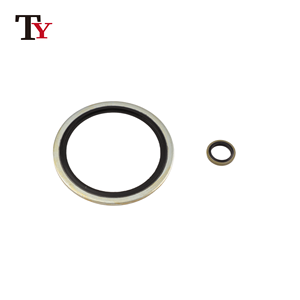 Joint USit en <span class=keywords><strong>caoutchouc</strong></span> collé hydraulique en laiton <span class=keywords><strong>Rondelle</strong></span> d'étanchéité en <span class=keywords><strong>caoutchouc</strong></span> standard Essence Dowty avec finition zinguée - Product Image 5