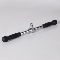 Attachement de machine de câble en acier en stock pour triceps pressent vers le bas et accessoires de machine de câble d'accessoire de gymnastique à la maison de LAT