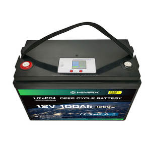 Wiederaufladbarer 12,8 V Bluetooth Bateria Lithium-Akku 12 V 100 Ah LiFePO4-Akku mit BMS, LCD-Bildschirmanzeige - Product Image 2