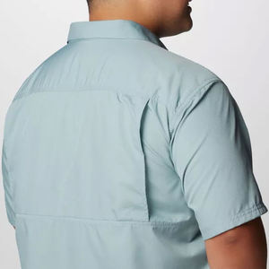 Venta al por mayor de ropa de buena calidad al por mayor de poliéster <span class=keywords><strong>para</strong></span> <span class=keywords><strong>hombre</strong></span> Spf botón abajo estilo <span class=keywords><strong>Columbia</strong></span> <span class=keywords><strong>camisas</strong></span> de pesca camisa personalizada - Product Image 4