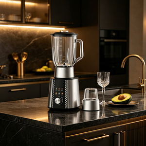 Mixer Professionale da Banco 1200W 2 in 1, Robot da Cucina in Acciaio Inox con Contenitore in Vetro, Tritatutto per Uso Domestico - Product Image 6