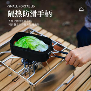 Glacière isotherme portable en aluminium, rectangulaire, avec poignée unique, noire, pour le stockage alimentaire en extérieur, taille unique - Product Image 5