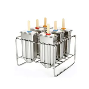 OEM cấp thực phẩm thép không gỉ khuôn 8 20 24 Ice Cream khuôn Maker