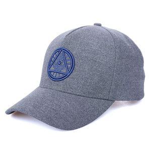 Casquette de baseball sportive unisexe 5 panneaux pour activités de plein air, prix usine OEM, logo brodé 3D, casquette personnalisée avec image, en polyester - Product Image 1