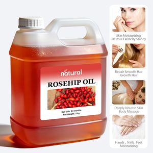 Cilt Bakımı için %100 Saf Doğal Organik Kuşburnu Yağı Soğuk Presle Çıkarılmış Şili Kuşburnu Çekirdeği Yağı Yüz, Vücut ve Saç Bakımı için - Product Image 2