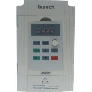 Tesech 230v 0.75kw 1hp לוח תצוגת משתנה תדר כונן מהפך וקטור שליטה