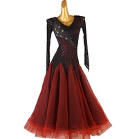 MQ360-1 professionnel pas cher taille personnalisée compétition robe de danse de salon femmes