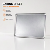 Plaque de cuisson en aluminium de 13x18 pouces, surface lisse de 0,8 mm, plateau de cuisson commercial pour équipement de restauration