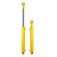 Vérin hydraulique 5 tonnes, type double-oreille, alésage 63, pour levage d'huile, machine de chantier, vérin bidirectionnel, personnalisé