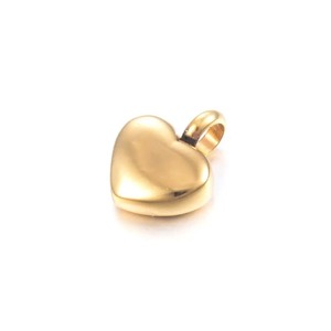 Collar con urna de cremación en forma de corazón pequeño, colgante conmemorativo de acero inoxidable para cenizas, joyería de recuerdo para mujeres y niñas - Product Image 4