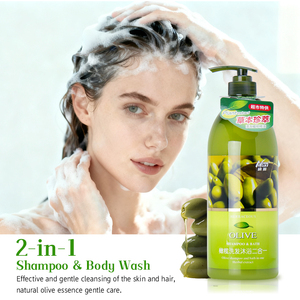 Nary Venta al por Mayor, Champú y Gel de Ducha 2 en 1, 1.38L, Champú Herbal de Oliva, Exfoliante, para el Crecimiento del Cabello, Champú para el Cuidado del Cabello, Fábrica - Product Image 5