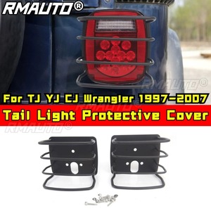 ฝาครอบไฟท้ายโลหะ สำหรับ TJ YJ CJ Wrangler 1997-2007 ชุดแต่งรถยนต์ อุปกรณ์ตกแต่งรถยนต์ - Product Image 2