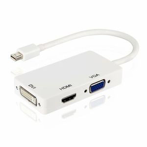 3 en 1 Thunderbolt Mini <span class=keywords><strong>Display</strong></span> Port DP <span class=keywords><strong>Vers</strong></span> <span class=keywords><strong>HDMI</strong></span> DVI VGA Câble Adaptateur Pour Apple - Product Image 1