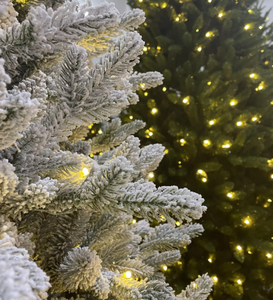 Ensemble de boules de Noël artificielles automatiques de 210 cm, sapin de Noël artificiel de 180 cm pour la maison - Product Image 4