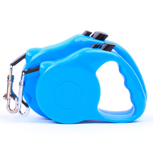Retractable <b>Dog</b> <b>Leash</b> 16.5 Ft Plastic Handle For Walking Pets With Auto Lock Feature - Product Image 4