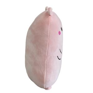 Jouets en peluche personnalisés par le fabricant, jouets en peluche mignons, oreiller en forme <span class=keywords><strong>de</strong></span> cochon rose, coussin, poupée, jouets en coton PP rembourrés, logo personnalisé - Product Image 3