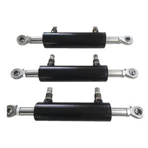 Factory supplier double ended hydraulic steering cylinder rams for agricultural machinery