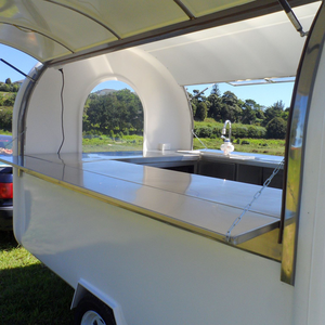 AUSTAR Food Truck BBQ, Petite Camionnette Convertie, Stand de Limonade Entièrement Équipé, Remorque Alimentaire en Fibre de Verre et Aluminium, Remorque de Concession Rapide - Product Image 3