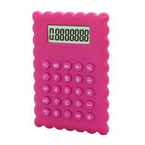 Phong cách mới Quà Tặng <span class=keywords><strong>Silicone</strong></span> bàn phím 8 chữ số điện tử trẻ em đầy màu sắc máy tính - Product Image 2