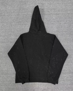Felpe con Cappuccio VVS di Alta Qualità con Design Personalizzato, <span class=keywords><strong>Streetwear</strong></span> con Motivi Geometrici, Felpa Pesante con Cappuccio - Product Image 4