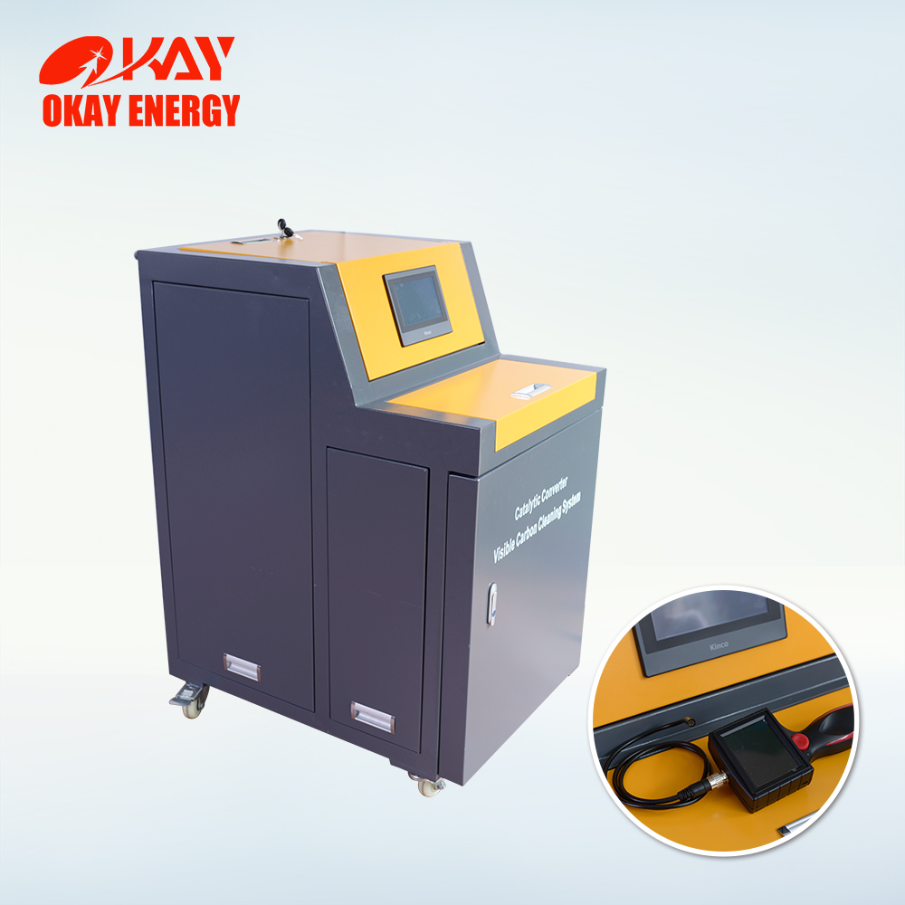Newest продукты VCS2000 Видимый дизельный каталитический нейтрализатор очиститель трехкомпонентный каталитический нейтрализатор углеродная очистка машин