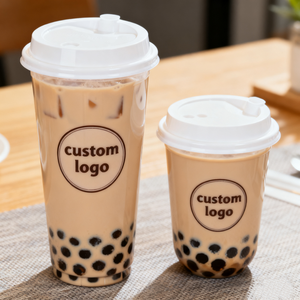 Customizable 16oz Transparent PET <b>Cup</b> with Logo Printing 500ml 700ml PP <b>Plastic</b> Coffee <b>Cup</b> for Cold <b>Drinks</b> - Product Image 5