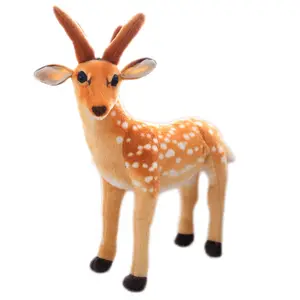 Tùy chỉnh được thiết kế Kawaii món quà sinh nhật phim hoạt hình khâu đồ chơi 50/60cm Deer Stuff đồ chơi Bale sử dụng đồ chơi sang trọng nhà sản xuất