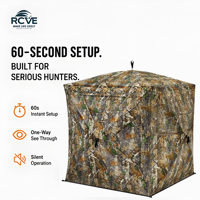 Tente de camouflage pour la chasse, abri portable en tissu Oxford à montage rapide pour la chasse au cerf et au dinde, OEM