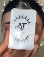 Faux cils effilés effet poupée, bandes de cils naturels, pack de cils courts effet manga, faux cils en vison