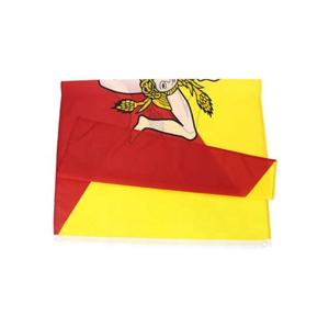 Precio de fábrica Italia banderas sicilianas 3 'x 5' Banner italiano <span class=keywords><strong>Sicilia</strong></span> <span class=keywords><strong>bandera</strong></span> grande 3x5 pies - Product Image 2