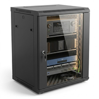 Armoire de serveur murale insonorisée WebiT 19 pouces, en acier SPCC, 600x450mm, certifiée CE ISO, charge statique 60KG