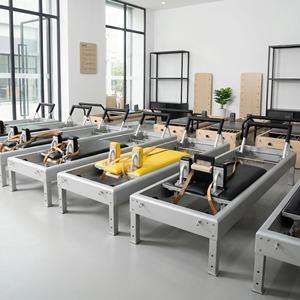 Reformer de Pilates Comercial de Alta Calidad, Diseño Clásico en Aleación de Aluminio Resistente, Ajustable para Equilibrio Corporal, para Estudio de Pilates - Product Image 6