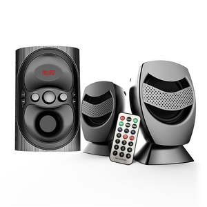 <span class=keywords><strong>40</strong></span> वाट आरएमएस गहरे बेस 2.1 च कंप्यूटर होम सबवूफर स्पीकर रिमोट के साथ - Product Image 1