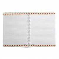 Cuaderno de Doble Anillado con Cubierta Impresa a Color, Precio de Fábrica, Cuaderno Rayado para Estudiantes Escolares, África Occidental Francesa