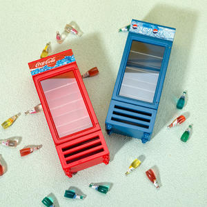 Nuevo en 2025, Miniatura de Muebles de Madera para Casa de Muñecas, Escala 1:12, Adornos para Casa de Muñecas, Modelo de 12 Puntos, Refrigerador Vertical de Una Puerta - Product Image 2