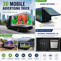 Nouveau modèle 2026 : Camion publicitaire mobile LED 3D à vision directe, Camion scène mobile LED à vendre