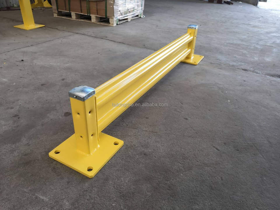 2 Rib Heavy Duty Warehouse Guardrail 1ft to 10ft Options Warehouse ...