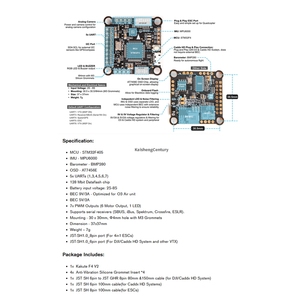 Controlador de Vuelo FPV Holybro <span class=keywords><strong>Kakute</strong></span> <span class=keywords><strong>F4</strong></span> V2.4 MPU6000 - Product Image 6