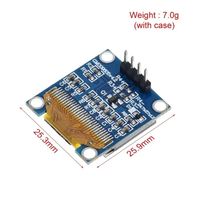 Modul Layar Tampilan OLED 0,96 Inci I2C IIC 128x64 SS - D - 1306 3.3V-5V Biru/Biru Kuning/Putih ESP32 ESP8266