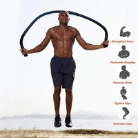 FDFIT Yetişkin Ağırlıklı Atlama İpi Battle Ropes, Erkekler ve Kadınlar İçin Ev Spor Salonu Fitness Aksesuarları