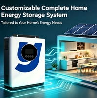 Sistema de Almacenamiento de Energía Solar Todo en Uno de 3.6kW con Batería de Litio de 600Ah, Sistema de Energía Solar Residencial Fuera de la Red
