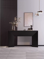 Console d'entrée en chêne massif de style français, meuble de couloir, table d'appoint moderne minimaliste, meuble de salon