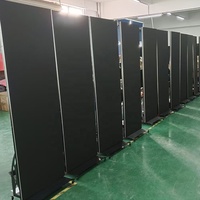 Afficheur LED pliable d'intérieur P1.25/P1.53/P1.86/P2/P2.5, affichage GOB mobile, épissage sans soudure, grand écran LED lumineux